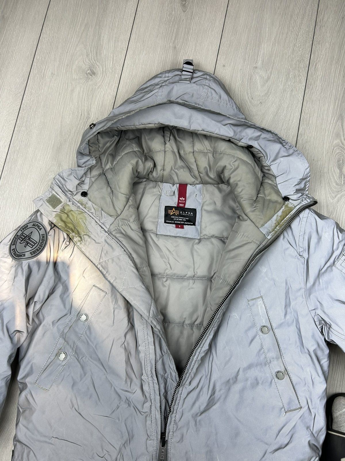 Alpha Industries Alpha Industrial Reflective Parka Jacket size S - M Size US S / EU 44-46 / 1 - 7 Thumbnail