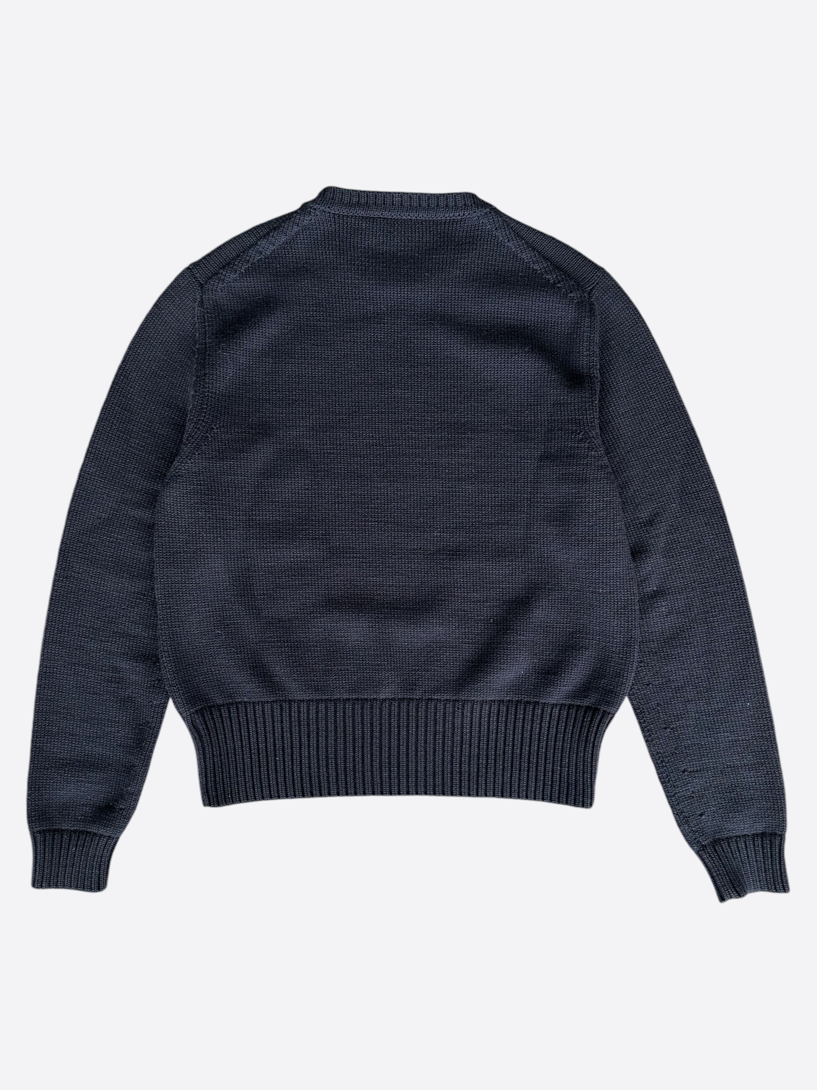 Dior × Stussy Stussy Navy Ox Knit Sweater Size US L / EU 52-54 / 3 - 2 Thumbnail