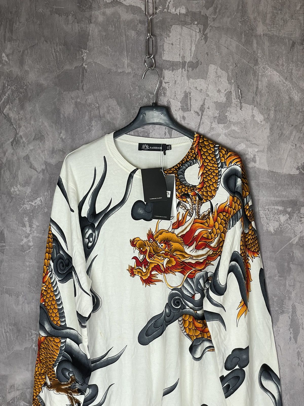 Japanese Brand × Vintage Vintage Tattoo Mesh Long Sleeve Sweater Gaultier Style Size M / US 6-8 / IT 42-44 - 2 Thumbnail