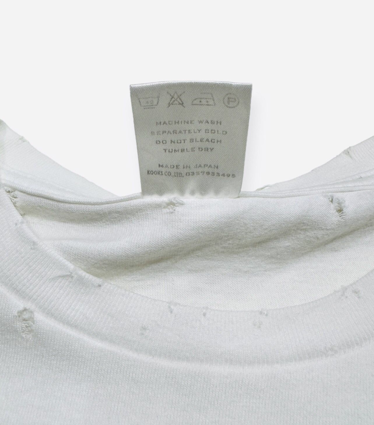 Number (N)ine SS02 “Modern Age” Distressed Tee Size US L / EU 52-54 / 3 - 11 Thumbnail