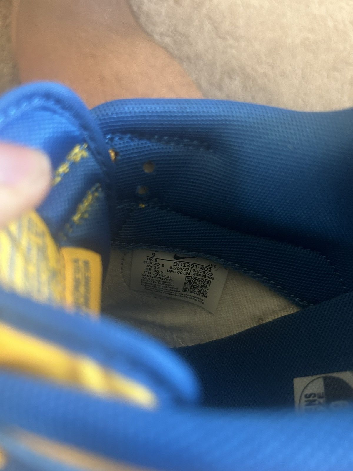 Nike Nike Dunk Low (UCLA) Size US 9 / EU 42 - 7 Thumbnail