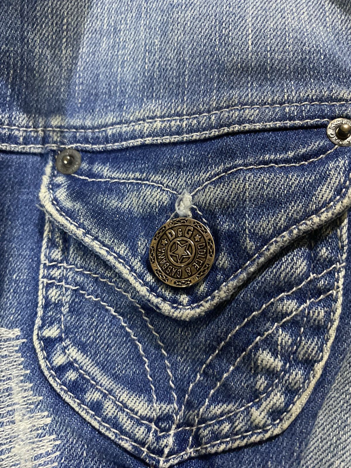 Dolce & Gabbana AD2005 Dolce & Gabbana Denim Jacket Womens Size S / US 4 / IT 40 - 5 Thumbnail