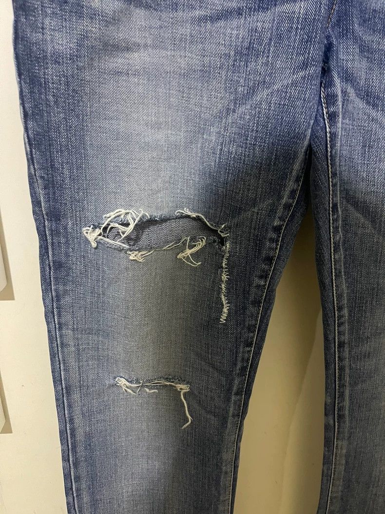 Yves Saint Laurent Saint Laurent 17 FW wash knife cut fringed jeans 2502-Next Size US 28 / EU 44 - 2 Thumbnail