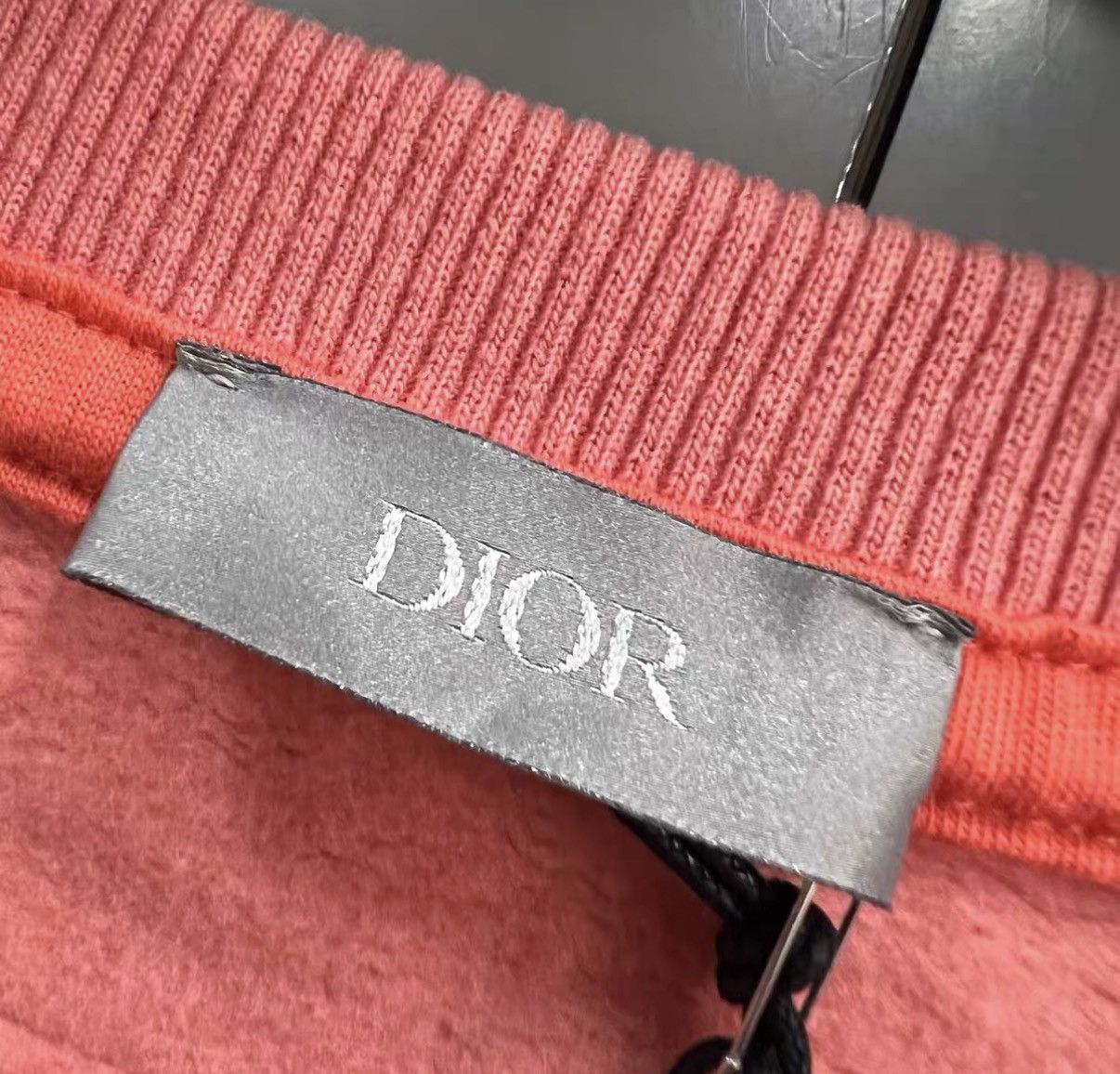 Dior Dior Baby Pink Spliced Drawstring Sweatshirt J41 Size XXL / US 16-18 / IT 52-54 - 3 Thumbnail