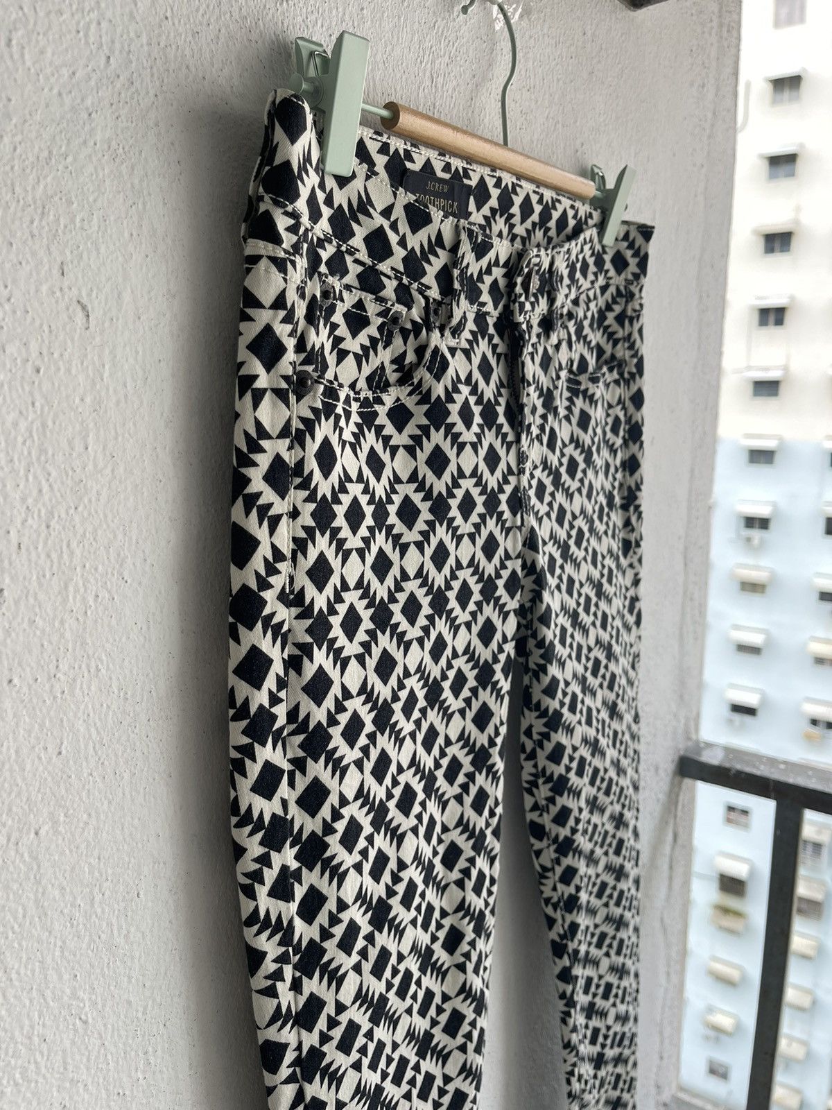 Japanese Brand Inspired “Hysteric Glamour Houndstooth Skinny Pants” Size 29" - 7 Thumbnail