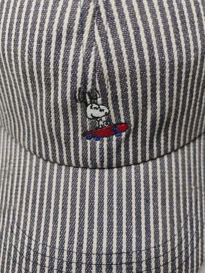 Peanuts Vintage Peanuts Snoopy Hickory Style Cap Hat Size ONE SIZE - 3 Thumbnail
