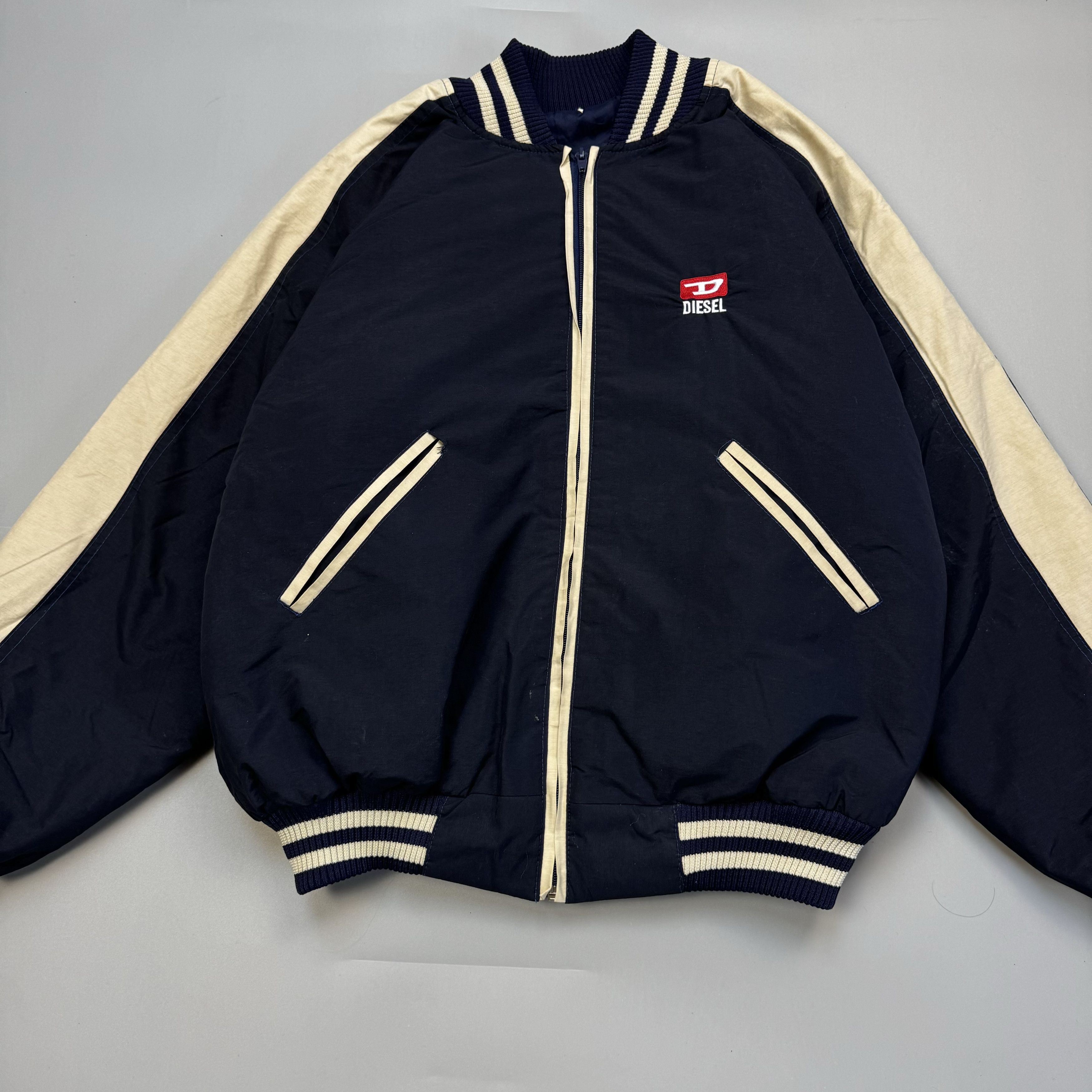 Diesel × Vintage DIESEL VINTAGE BIG LOGO BOMBER JACKET BOOT NYLON Y2K Size US S / EU 44-46 / 1 - 7 Thumbnail