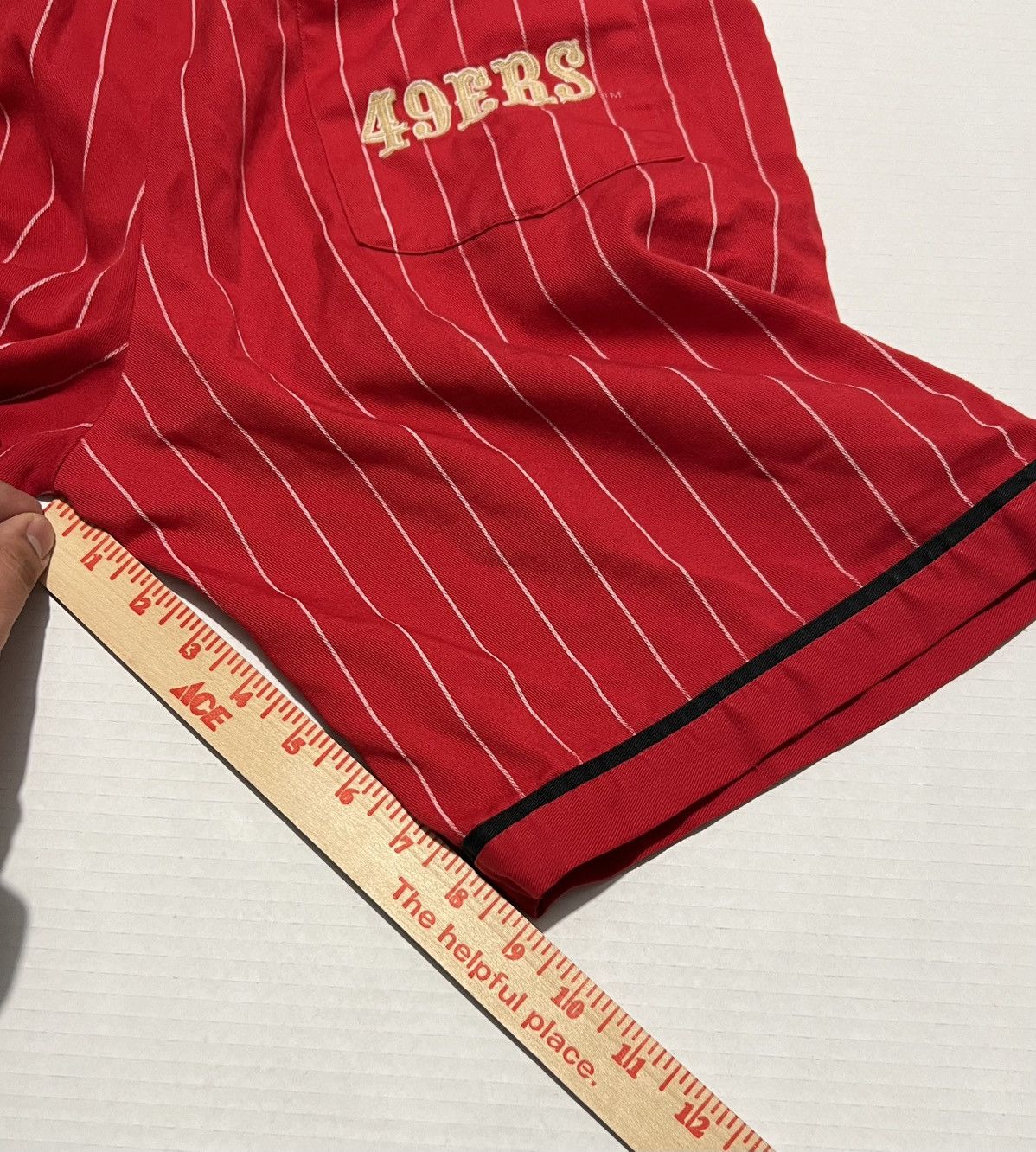 Starter Vintage Rare 90s San Francisco 49ers Starter Shorts Nfl Red Size US 33 - 5 Thumbnail
