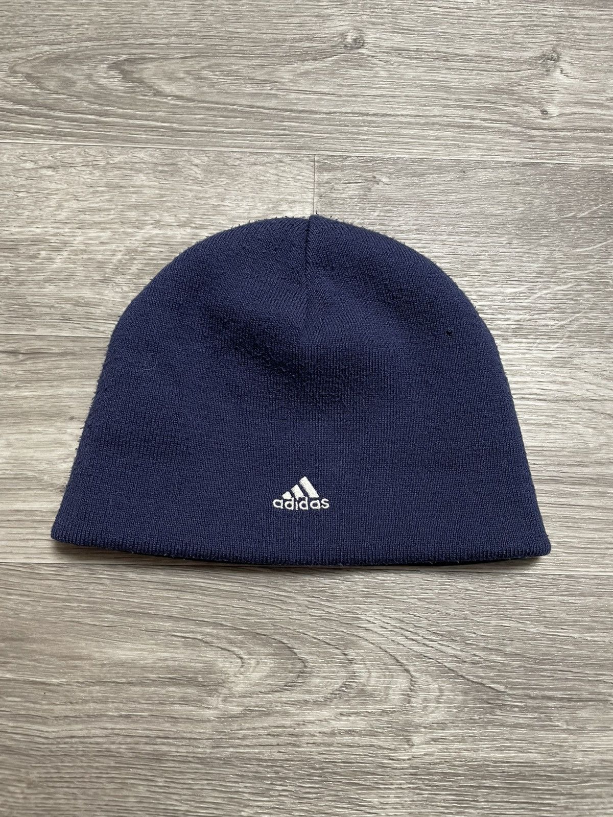 Adidas Vintage Adidas 2 in 1 Reversible 2 Sides Beanie Hat Y2K 90s Size ONE SIZE - 9 Thumbnail