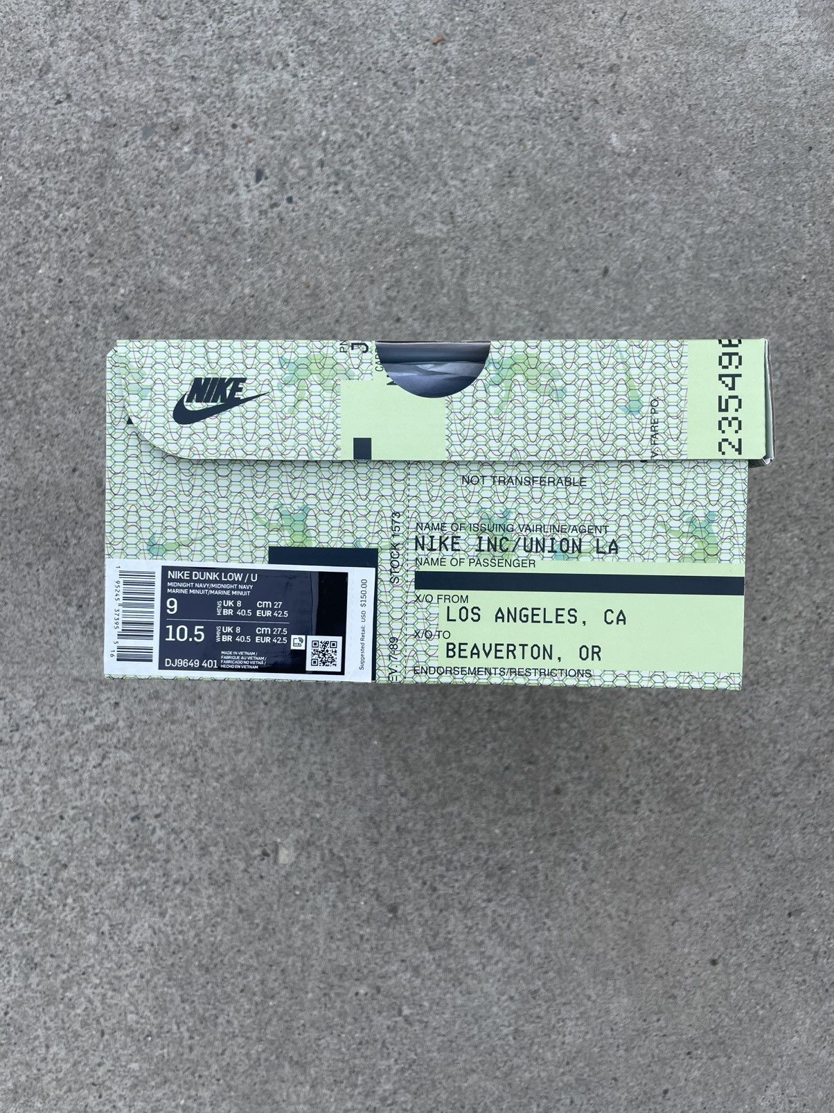 Union LA Union LA x Dunk low ‘Passport Pack Pistachio’ Size US 9 / EU 42 - 9 Thumbnail
