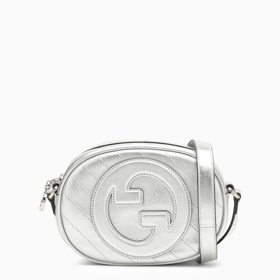 Gucci o1d2blof0824 Size: OS / Blondie Mini Shoulder Bag in Silver Size ONE SIZE - 1 Thumbnail