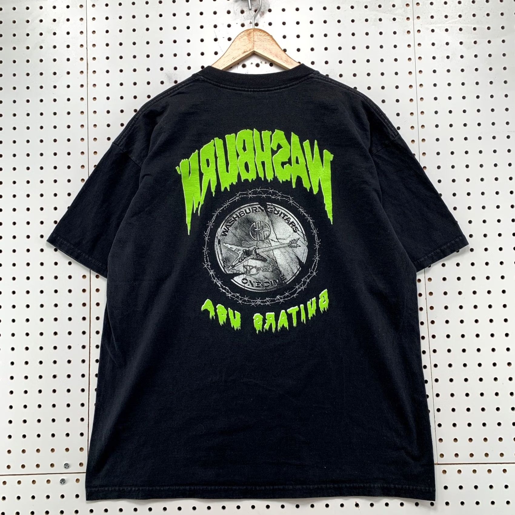 Gildan VINTAGE Dimebag Darrell Pantera Shirt L Black Green 90s Mens T-Shirt Size US L / EU 52-54 / 3 - 2 Thumbnail