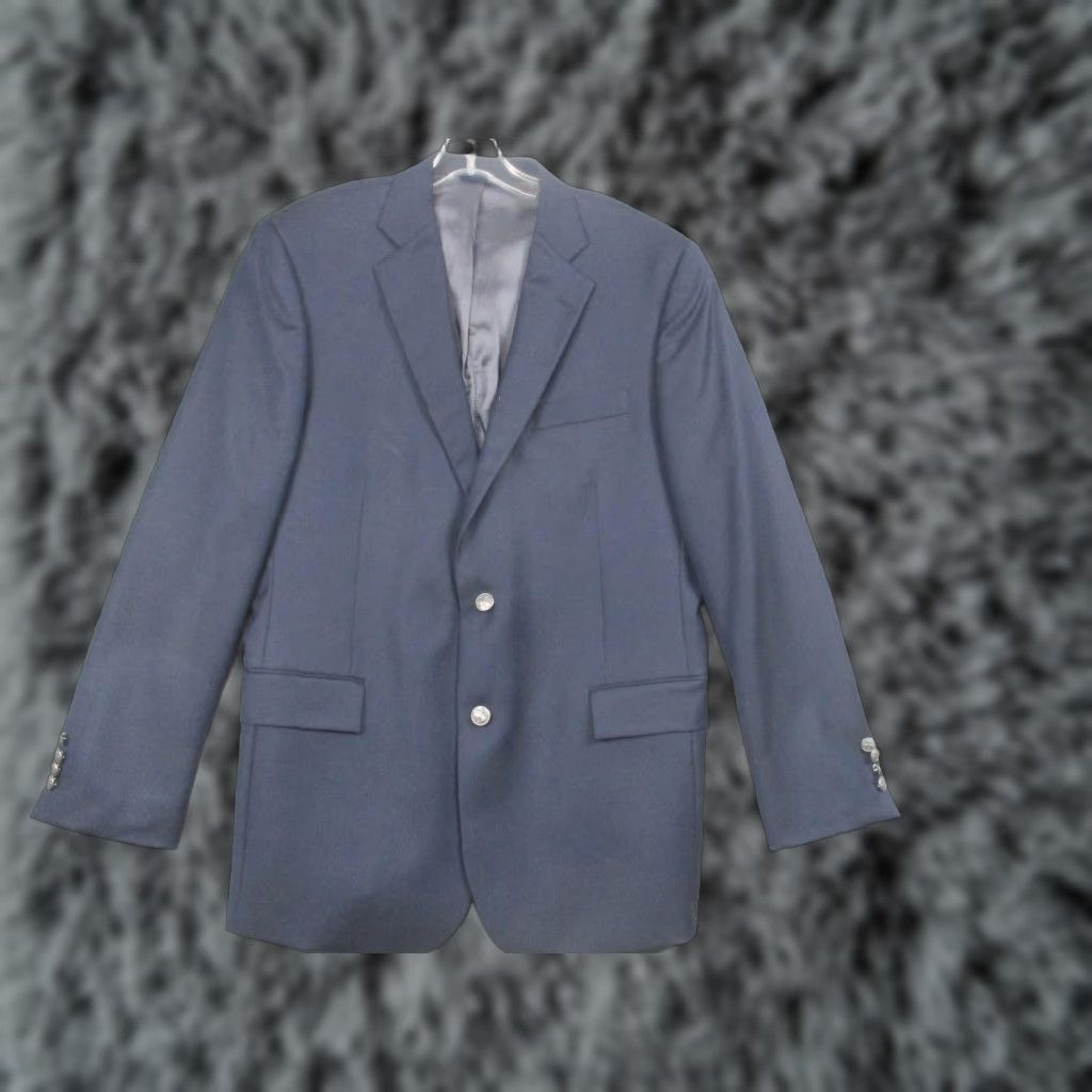 Brooks Brothers Brooks Brothers Blazer Mens 42L Navy Wool Regent Fit Two Button Suit Jacket Blazer Long Notch Lapel Two-Button Front Wool Size 42R - 1 Thumbnail