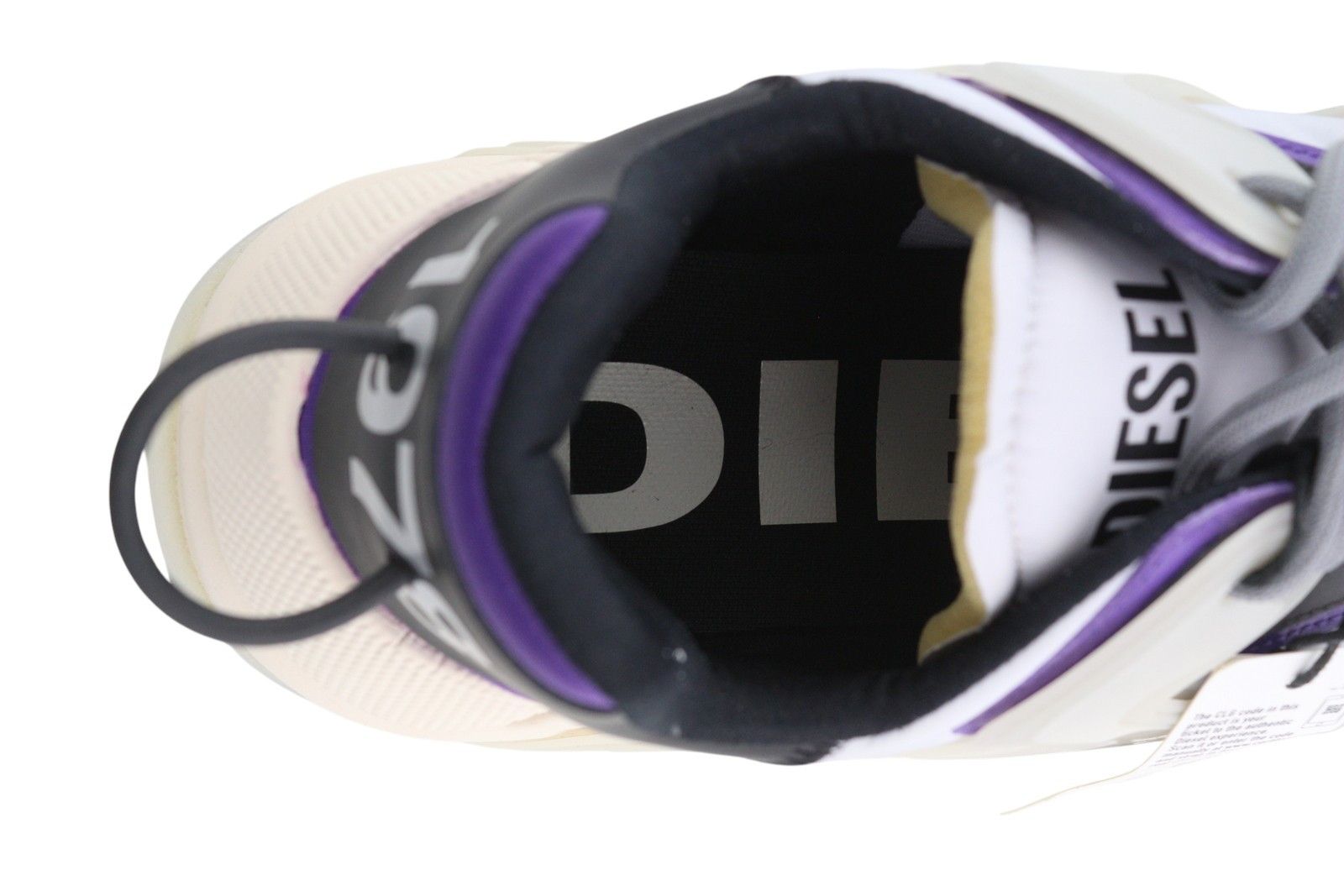 Diesel S-SERENDIPITY MASK EU44.5 Grey Almond Toe Low Top 41075 Size US 11.5 / EU 44-45 - 10 Thumbnail