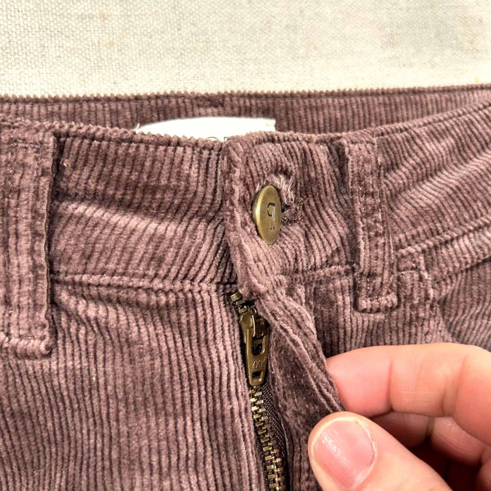 Vintage VINTAGE Pilcro Corduroy Pants Womens 27 The Yaya Boot Cut Crop Chocolate Brown Size 27" / US 4 / IT 40 - 3 Thumbnail
