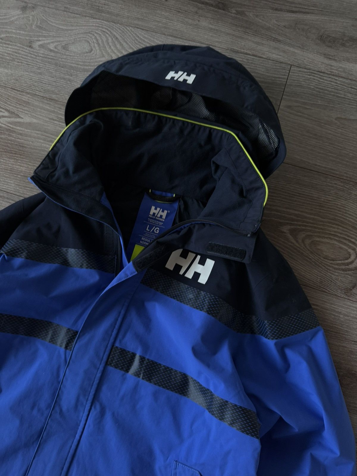 Helly Hansen ‼️Pro Helly Hansen Waterproof Kill Cord ,Cuffs Tech Jacket‼️ Size US L / EU 52-54 / 3 - 11 Thumbnail