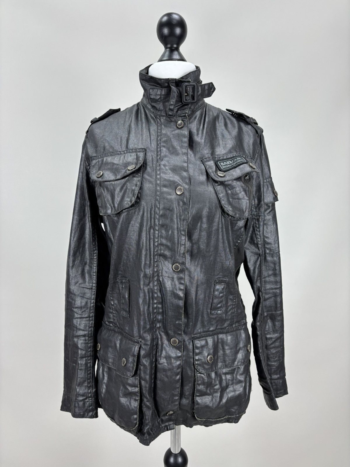 Barbour × Vintage Womens jacket Barbour Duralinen International Size 8 Size M / US 6-8 / IT 42-44 - 2 Thumbnail