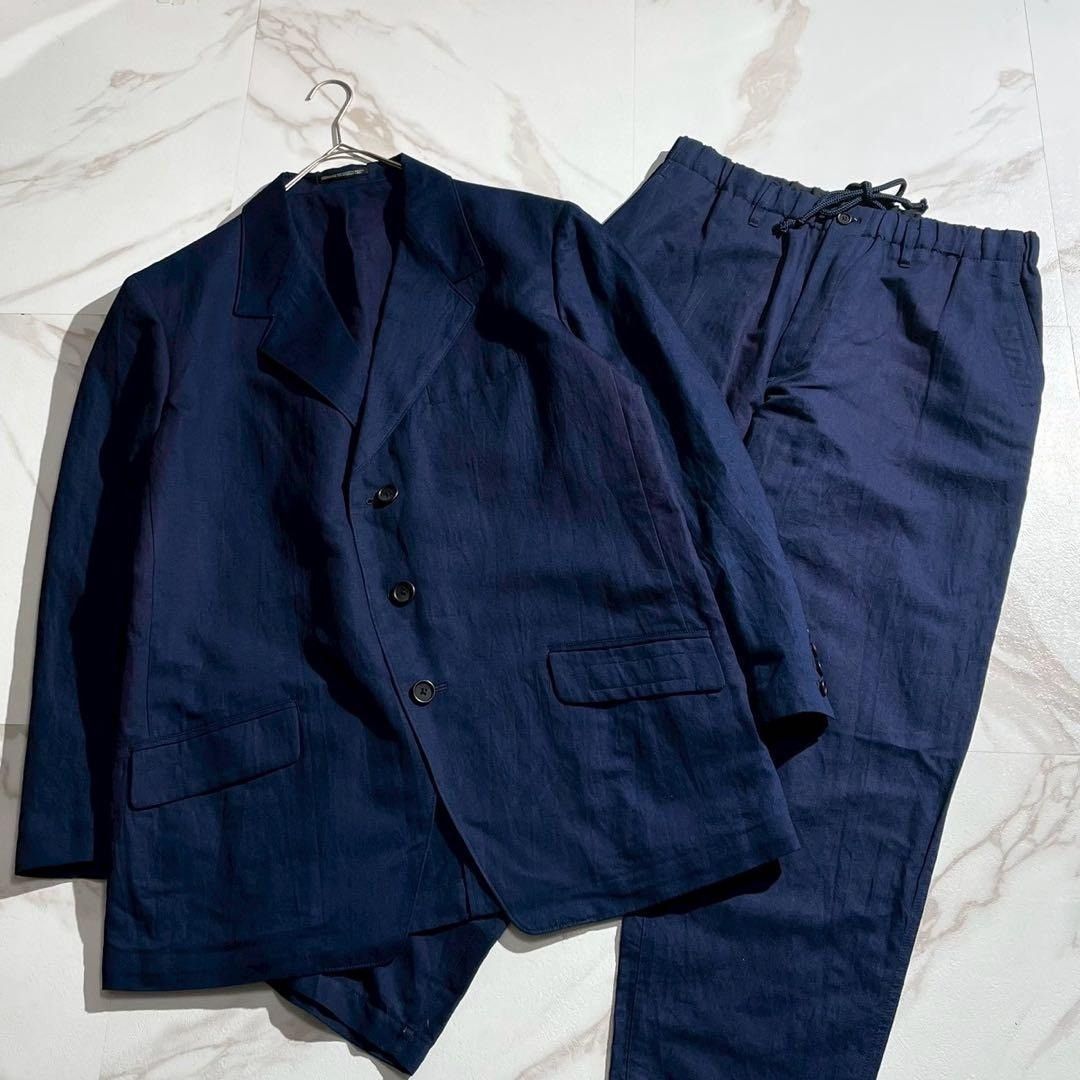 Yohji Yamamoto Yohji Yamamoto POUR HOMME 25SS Oversized Suit Set Blue Size M Size US M / EU 48-50 / 2 - 1 Thumbnail