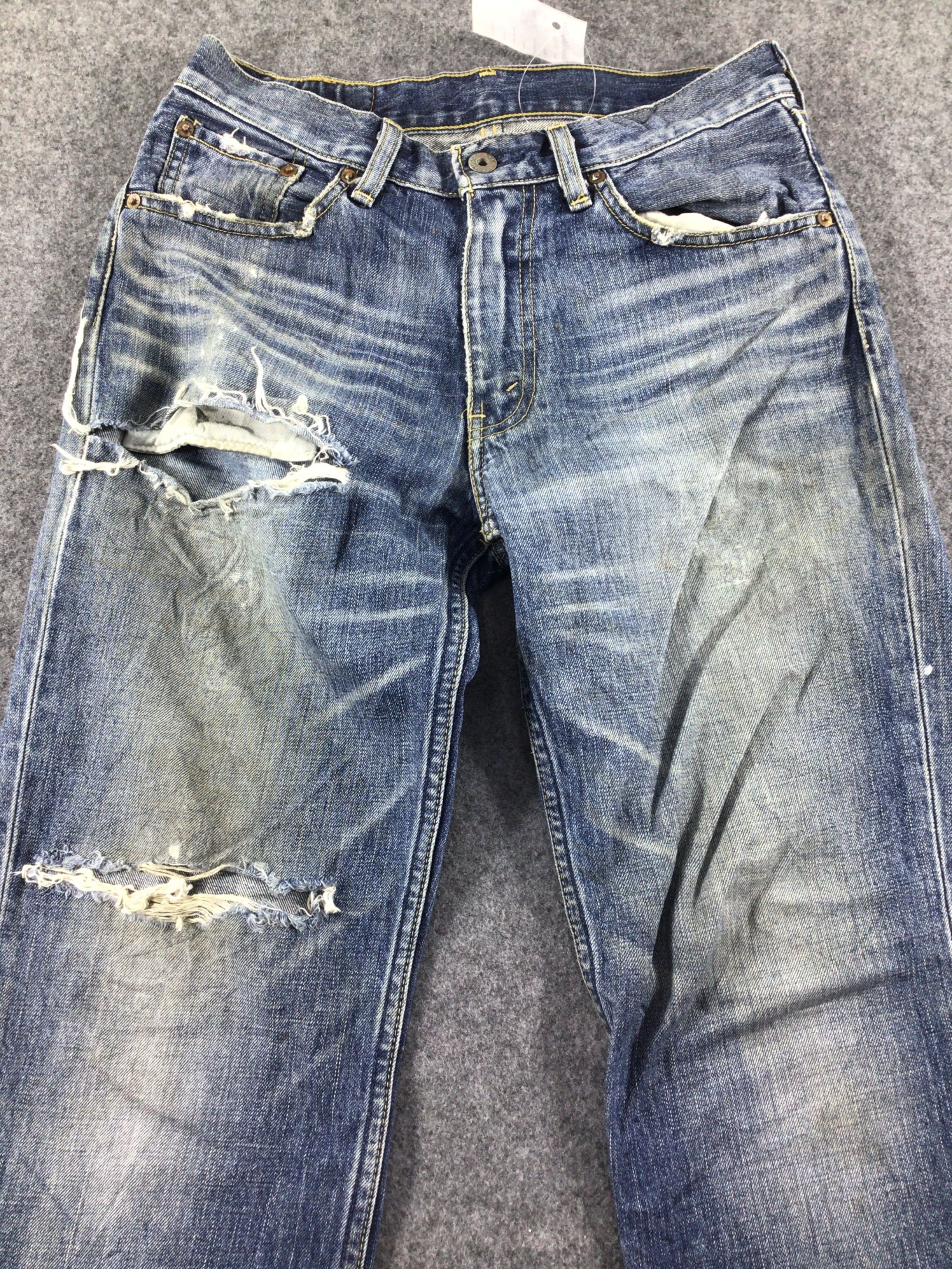 Levi's Vintage Distress Levis 502 Jeans-JM066 Size US 30 / EU 46 - 5 Thumbnail