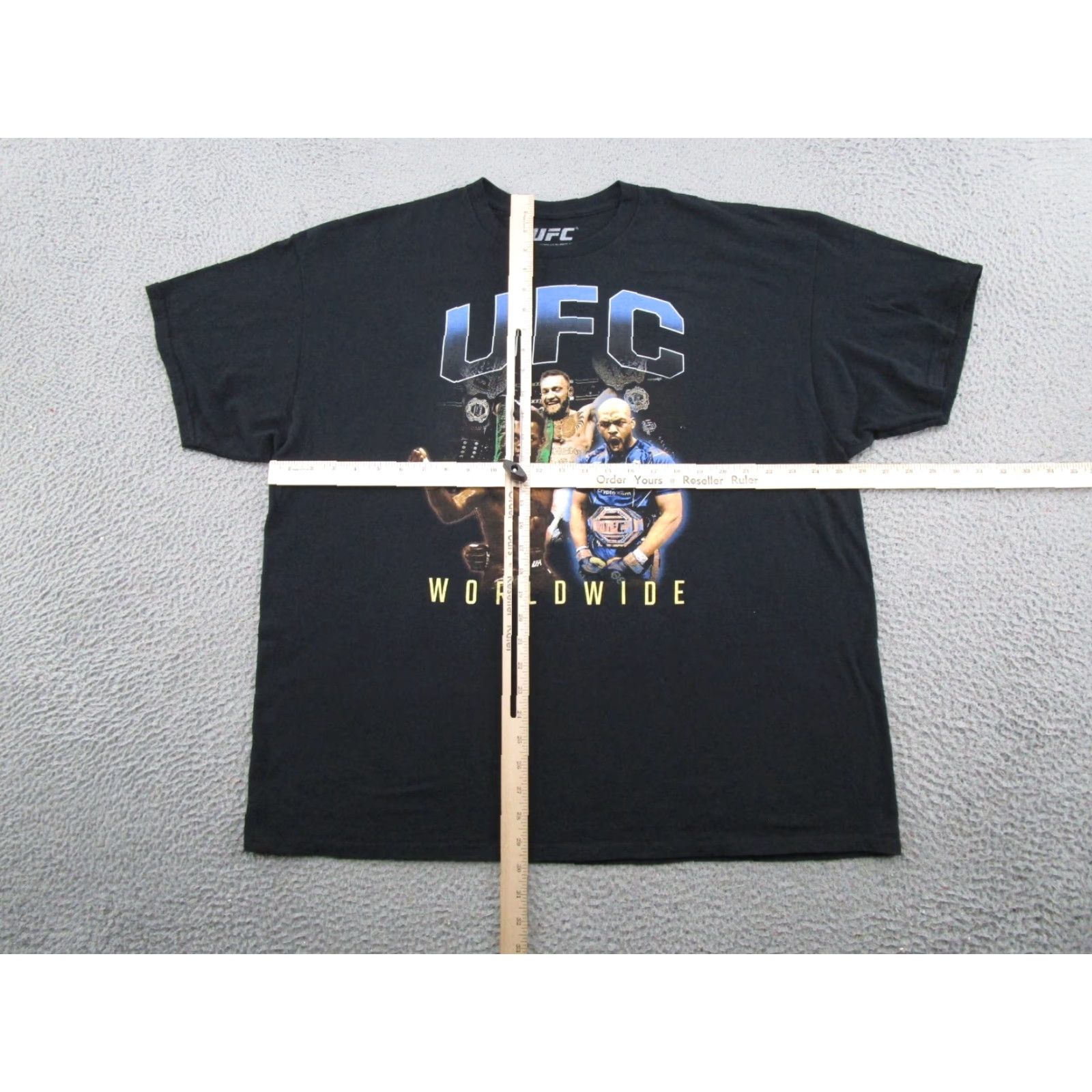UFC UFC Shirt Men 2XL Black Short Sleeve Graphic Print Logo Connor McGregor Israel Adesanya Jon Jones UFC Sports Fighting T-Shirt Mens Size US XXL / EU 58 / 5 - 4 Thumbnail