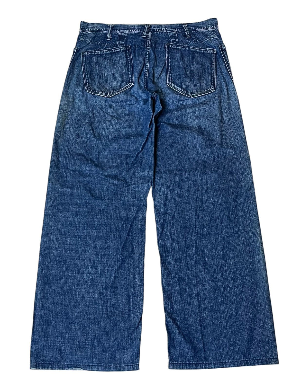 45rpm ARCHIVE JAPANESE VINTAGE 45 RPM STUDIO JAPAN WIDE LEG JEANS Size US 32 / EU 48 - 2 Thumbnail