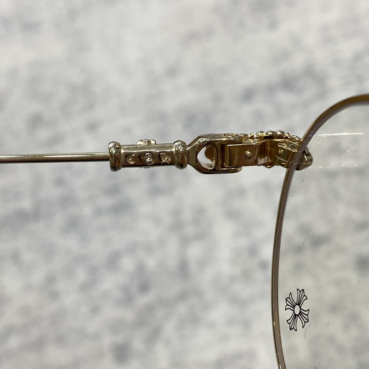 Chrome Hearts CHROME HEARTS BUBBA MATTE BLACK/GOLD PLATED-PLASTIC Size ONE SIZE - 11 Thumbnail