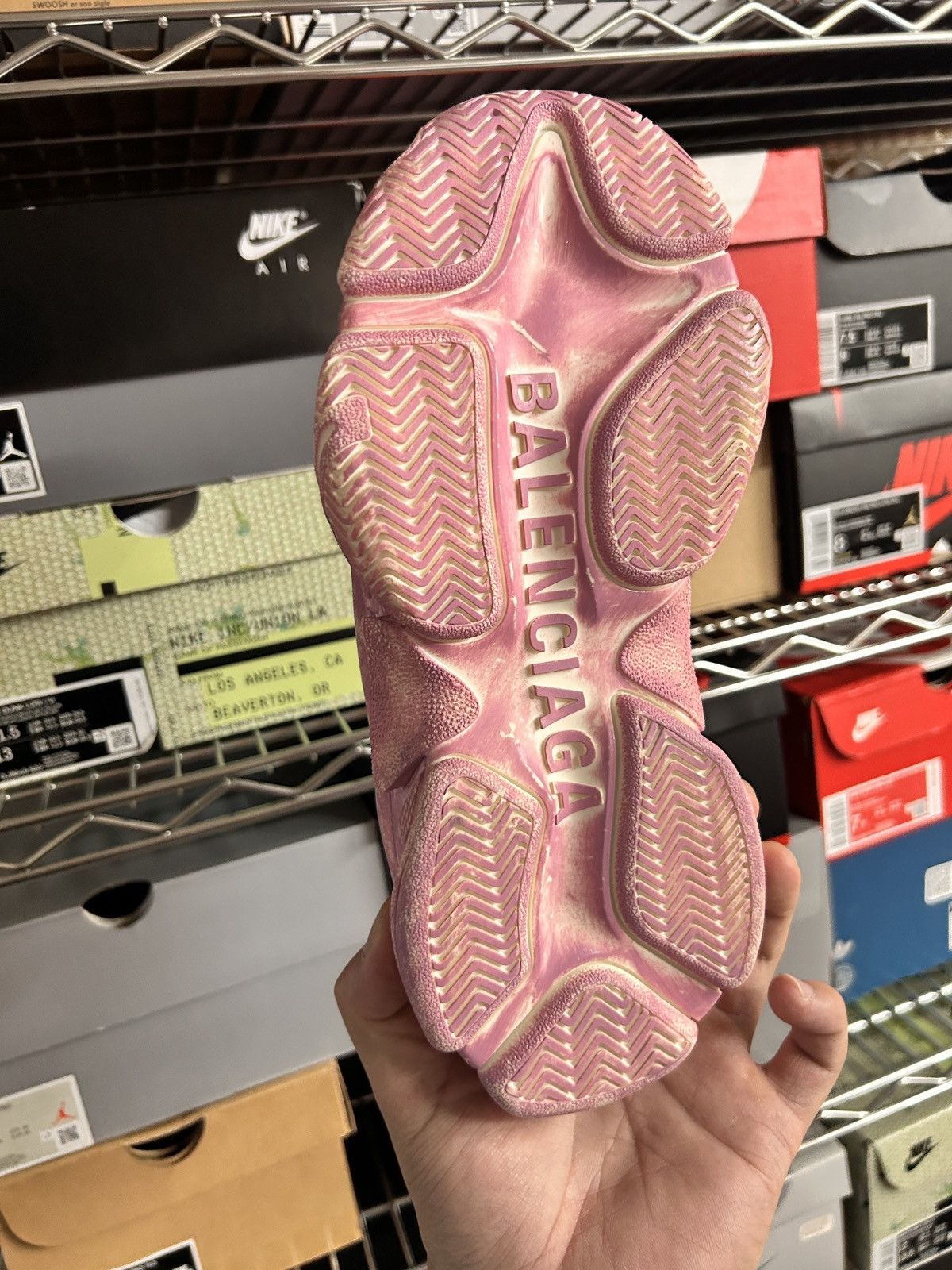 Balenciaga Faded Pink Triple S Size 5US