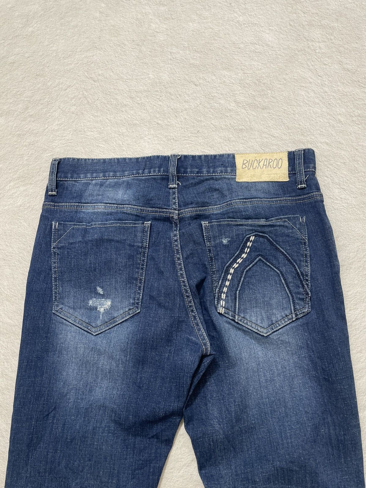 Undercover 2000s Undercover Ripped Denim Wash Jeans Y2K Hysteric ifsix Size US 33 - 8 Thumbnail