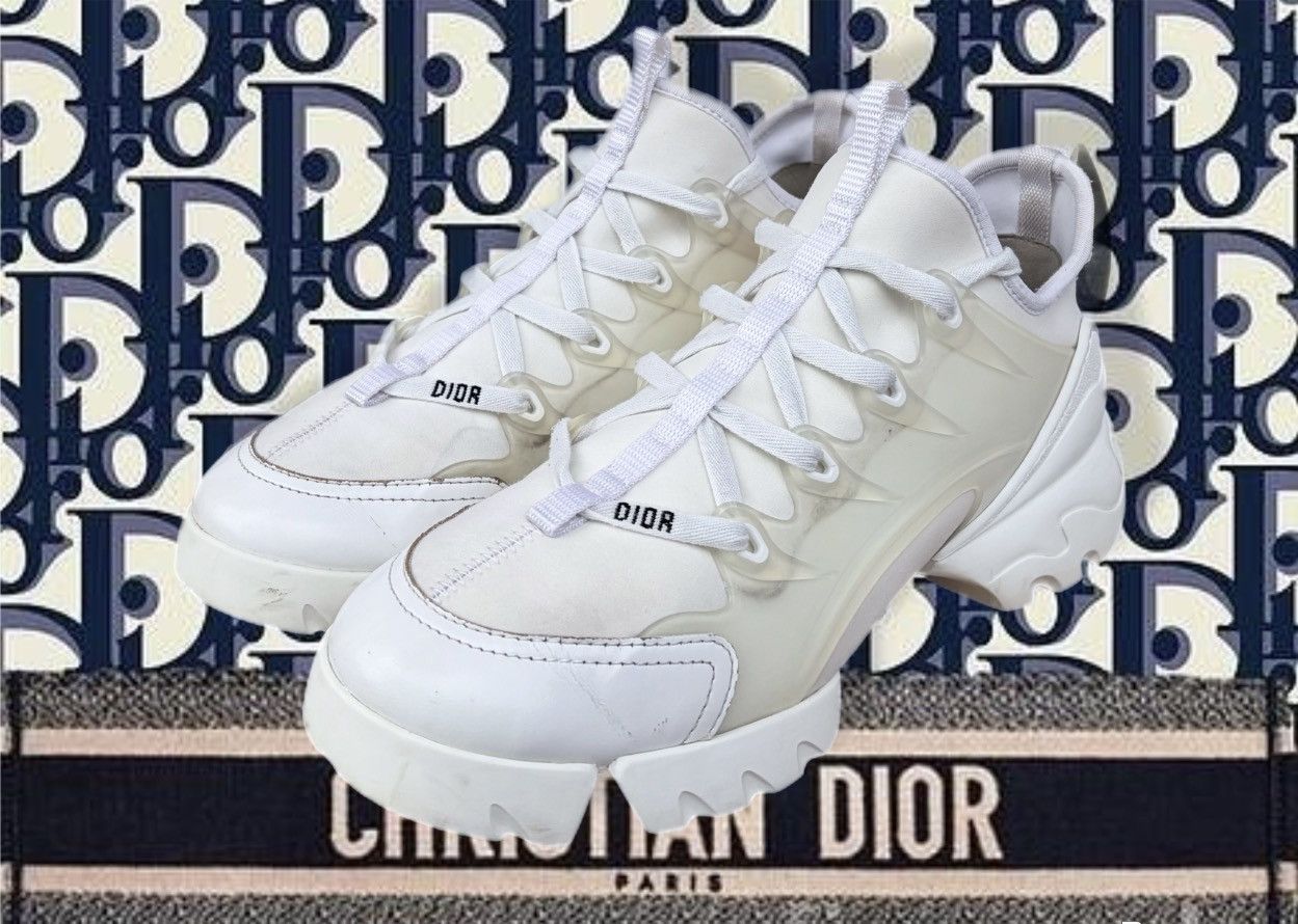 Dior Christian Dior D-Connect Sneakers Leather Women's Shoes Size US 8 / IT 38 - 1 Thumbnail