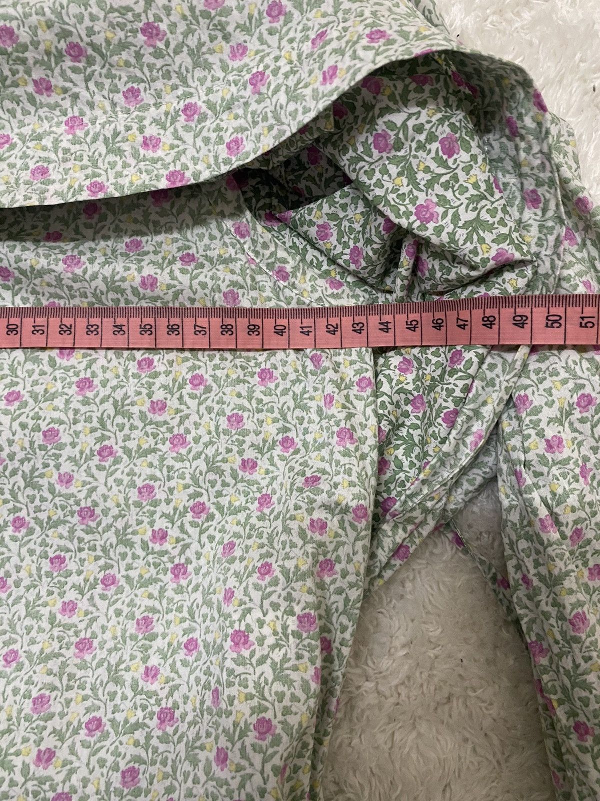 Comme des Garcons VINTAGE 90s FLORAL PATERN AD1991 TRICOT CDG MID-LENGHT DRESS Size XS / US 0-2 / IT 36-38 - 19 Thumbnail