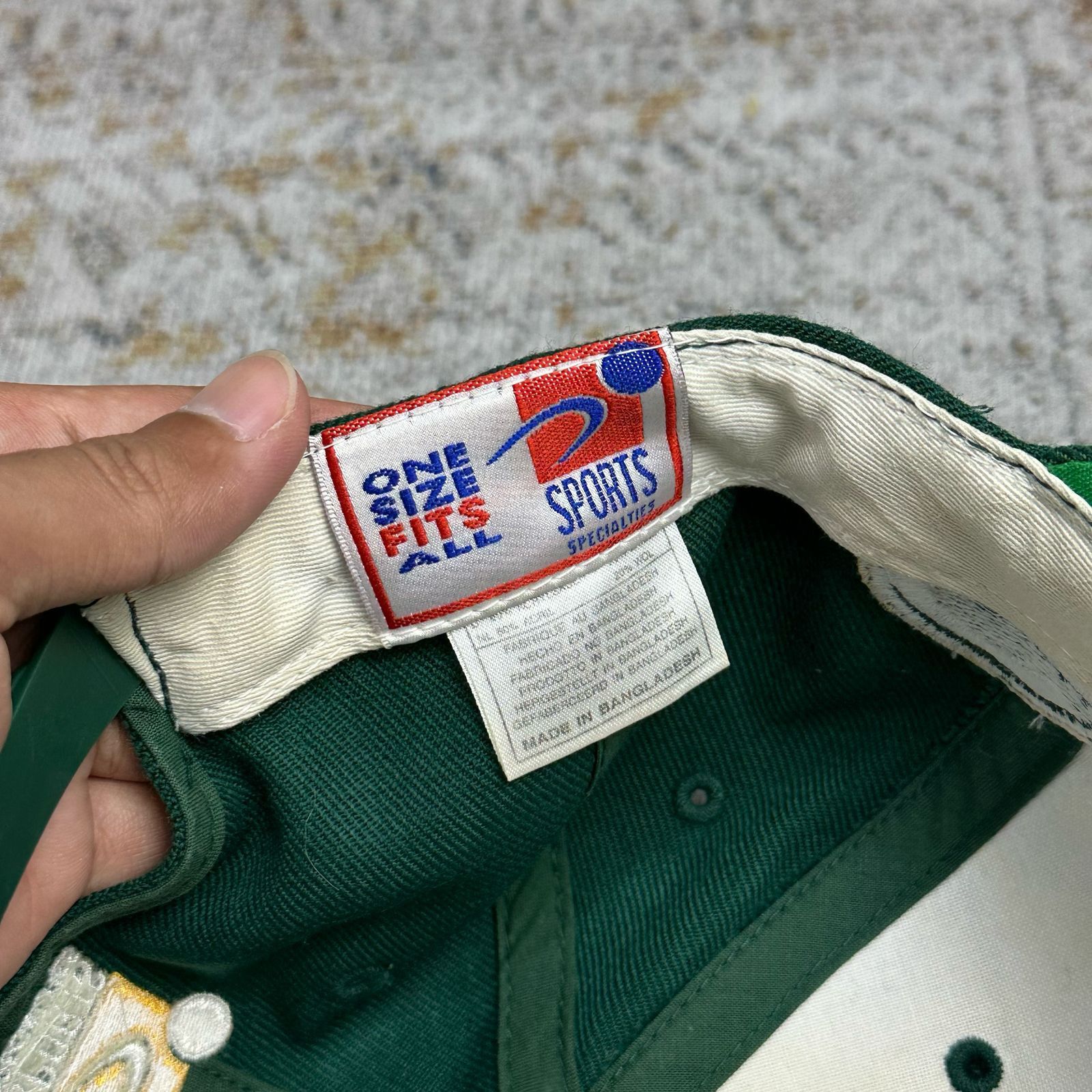 NFL × Sports Specialties × Vintage Vintage Hat Green Bay Packers Grid Sports Specialties Size ONE SIZE - 8 Thumbnail