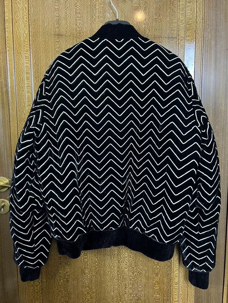 Yves Saint Laurent Saint Laurent 21fw Airwave Geometric Velvet Jacket 2502-Nex Size US L / EU 52-54 / 3 - 2 Thumbnail