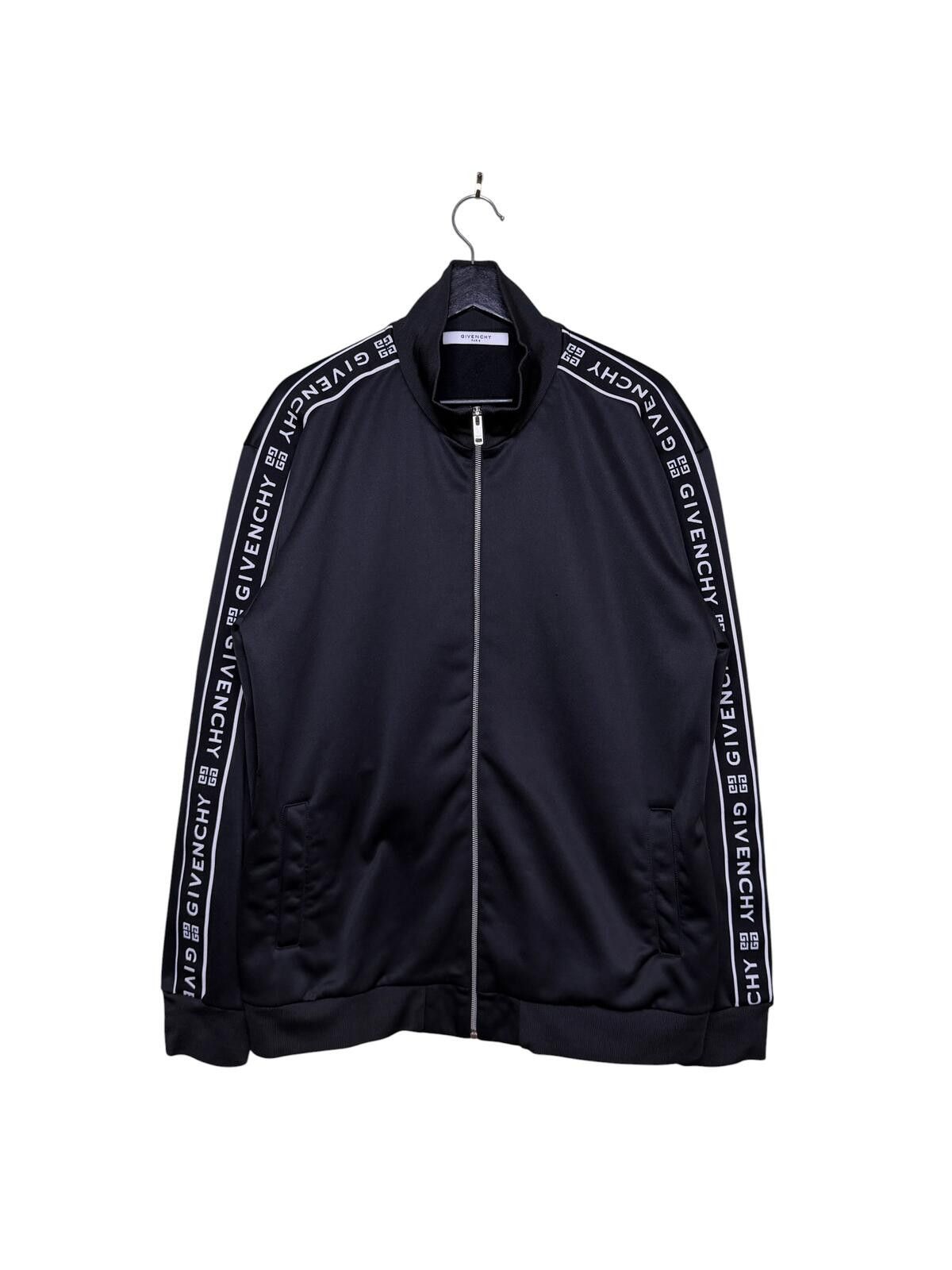 Givenchy Givenchy 4G Logo Tape Track Jacket Black XL Size US XL / EU 56 / 4 - 1 Thumbnail