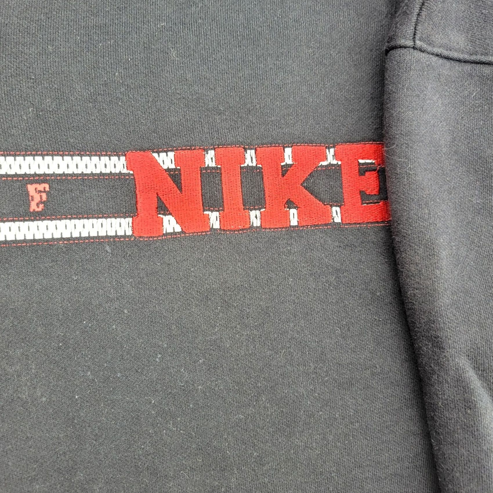 Nike Nike hoodie Mens 2XL Full Zip Sweatshirt Embroidered 90s Y2K Vintage Black Cotton Polyester Pockets Hooded Zip Regular Mens Size US XXL / EU 58 / 5 - 3 Thumbnail