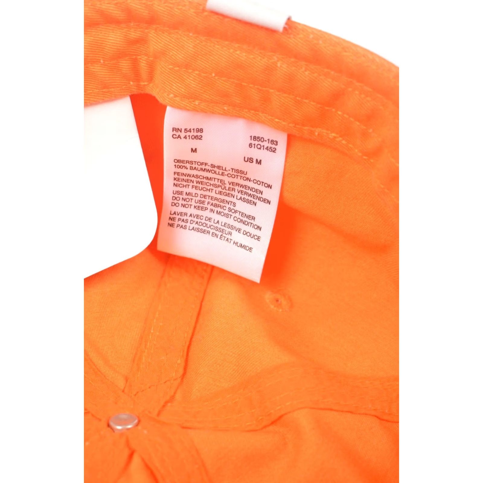 Bogner Bogner Fire + Ice 1989 Orange 6-Panel Dads Cap Hat Size M Mens Baseball Cap, New, 100% Cotton, Orange, 6-Panel, Size M Size ONE SIZE - 7 Thumbnail