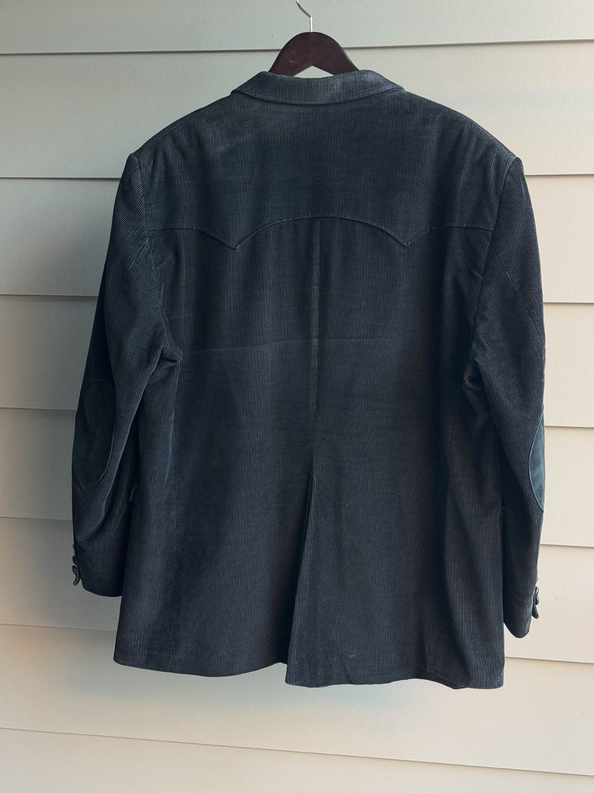 Cowboy Equipment VTG CCC Western Wear Black Corduroy Blazer Elbow Patches 52L Size US XXL / EU 58 / 5 - 10 Thumbnail