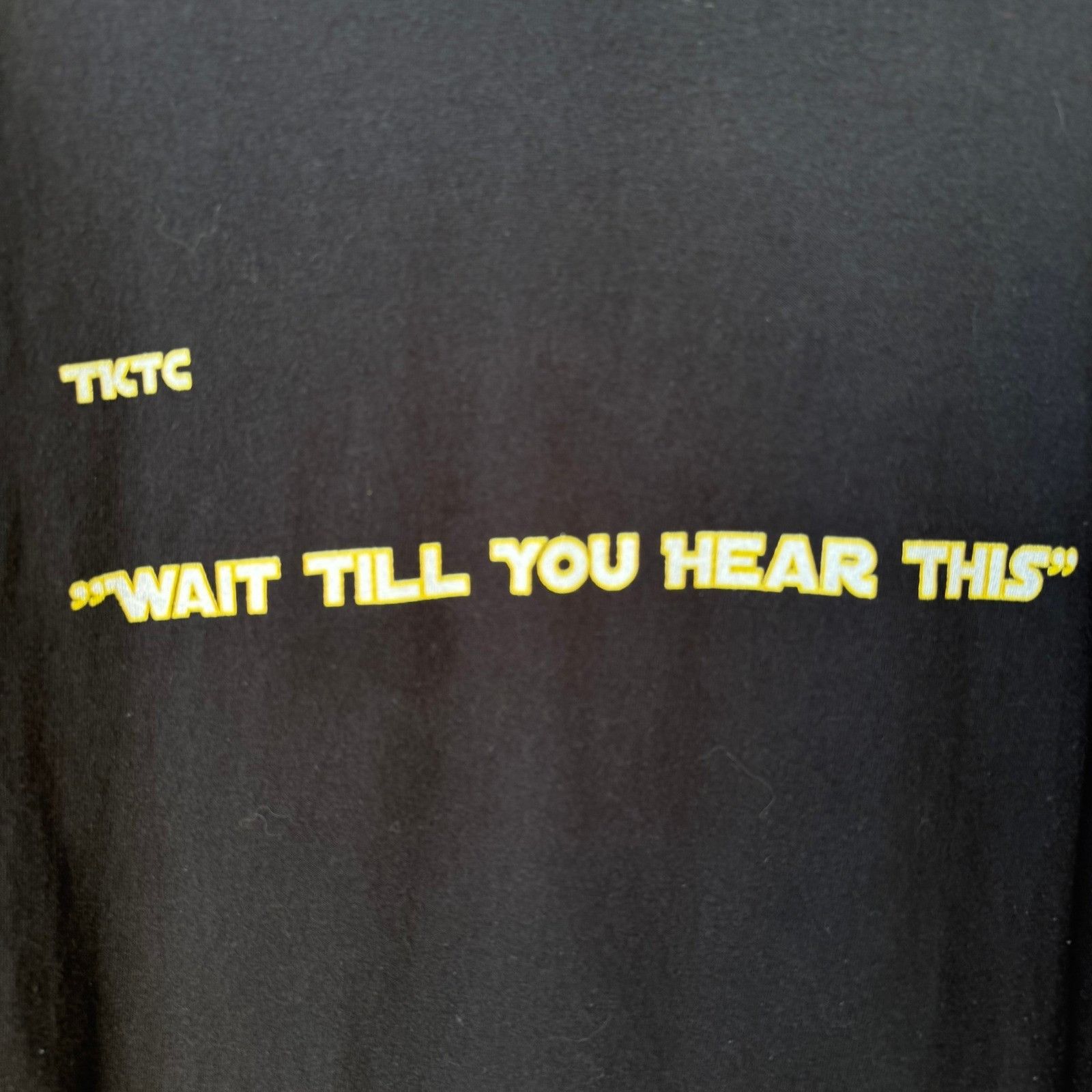 Hanes Hanes Mens 3XL Black Graphic T-Shirt TKTC Wait Till You Hear Size US XXL / EU 58 / 5 - 3 Thumbnail