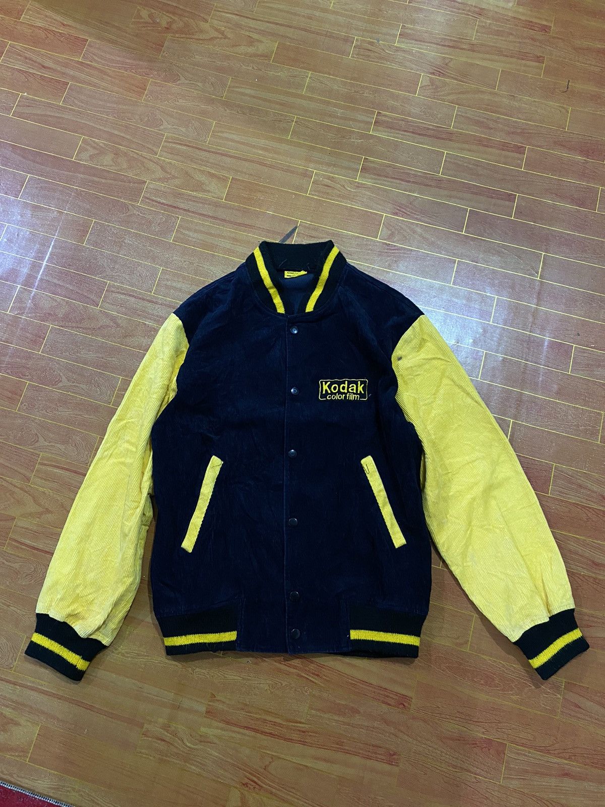 Kodak 80’s Kodak varsity jacket Corduroy | Grailed