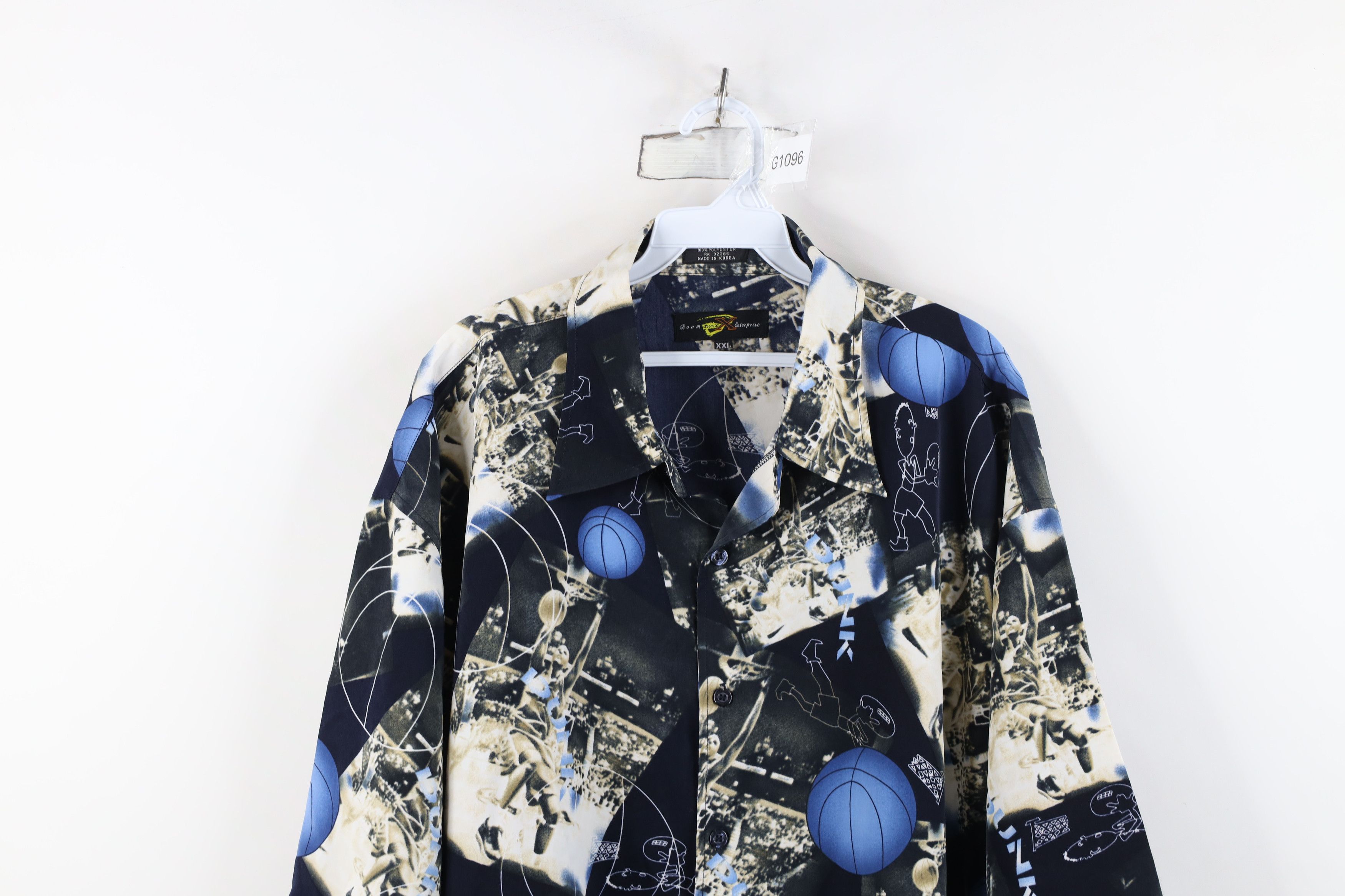 Vintage Vintage 90s Y2K Streetwear All Over Print Button Shirt Size US XXL / EU 58 / 5 - 2 Thumbnail