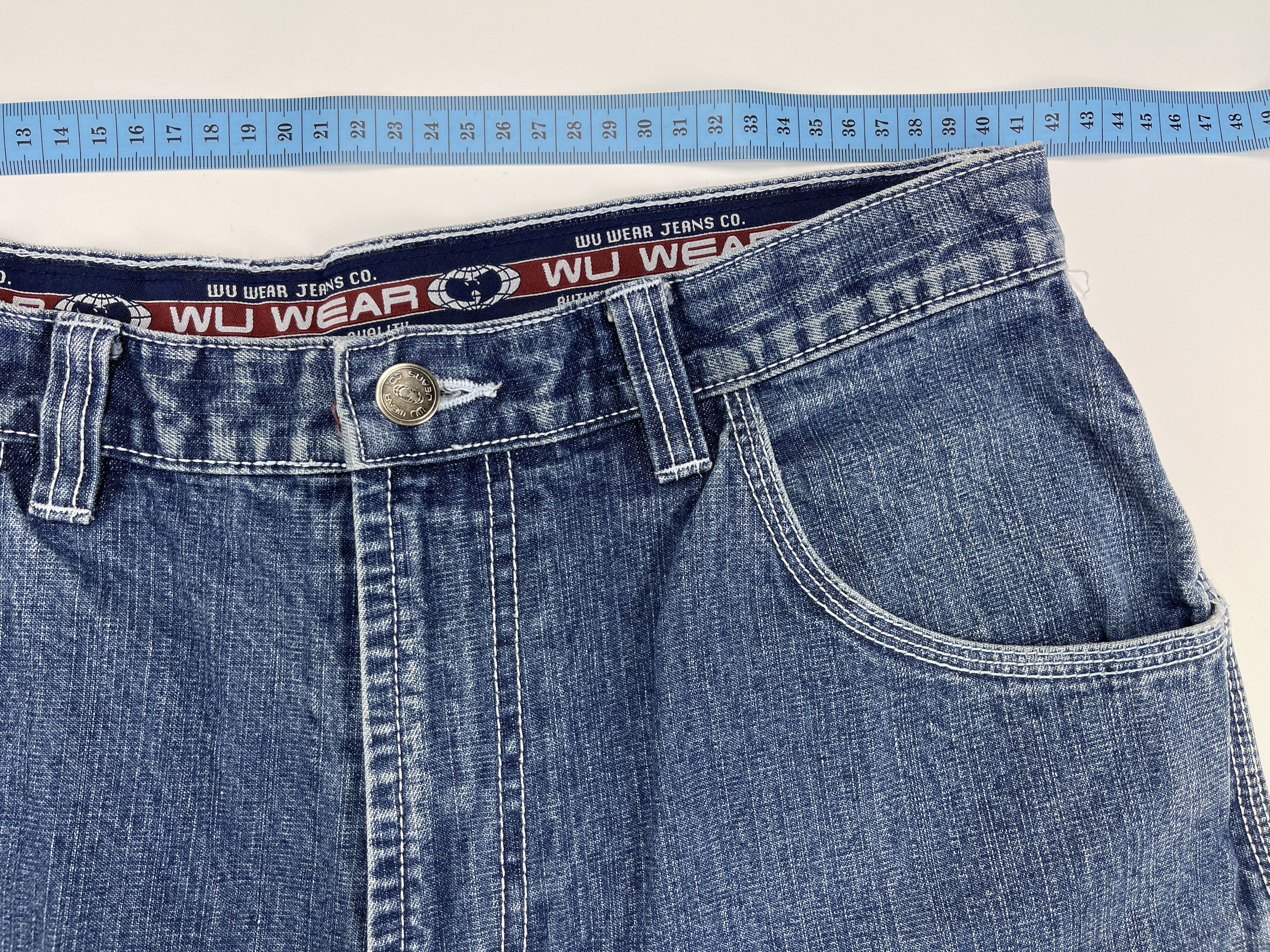 Wu-Tang Clan WU WEAR jeans, vintage hip hop baggy, 90s Wu-Tang Clan W 32 Size US 32 / EU 48 - 13 Thumbnail