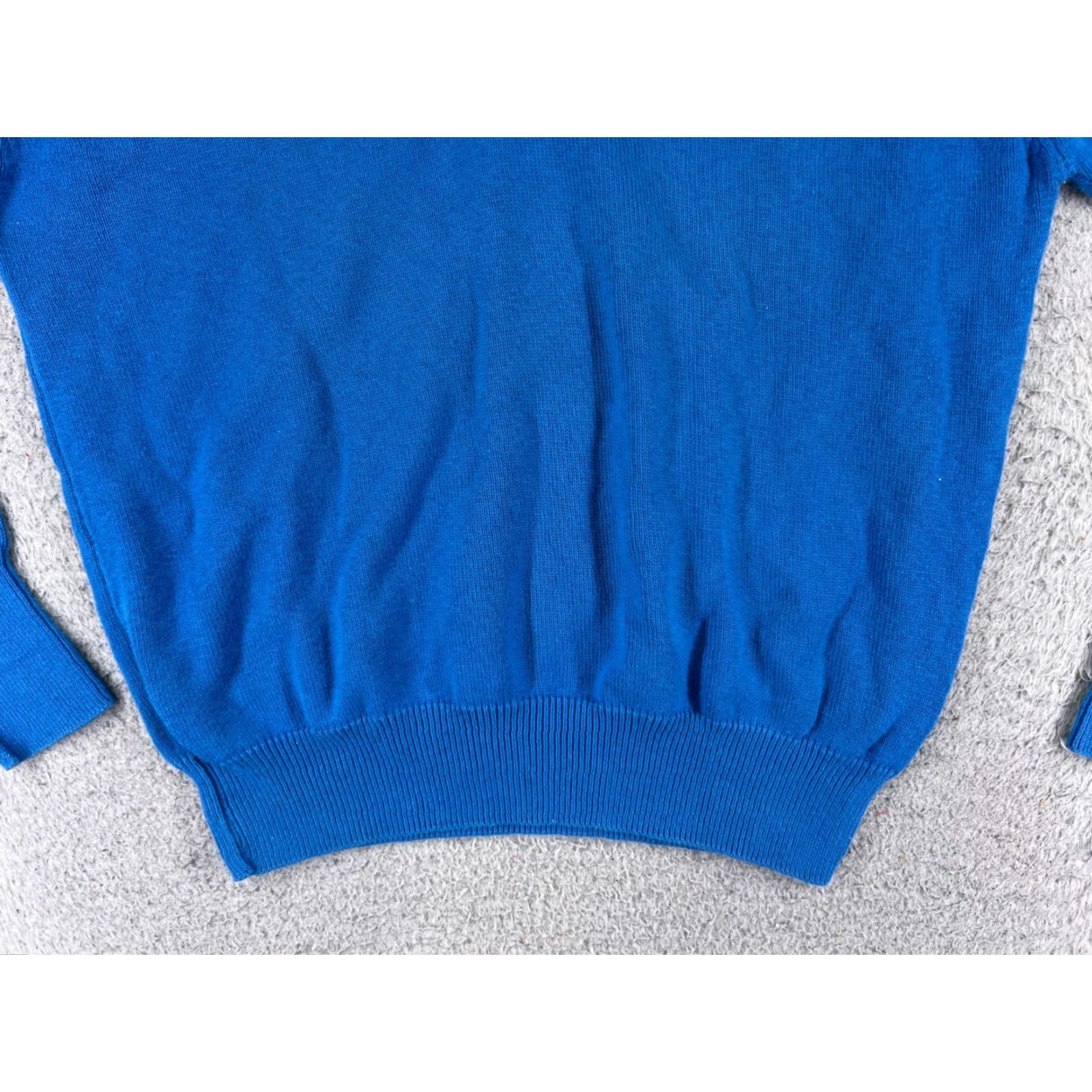 Titleist VINTAGE Titleist Hoodie Men Adult Large Blue V-Neck Cotton Knit Logo US Made Pinetop AZ Golf Shirt Size US M / EU 48-50 / 2 - 5 Thumbnail