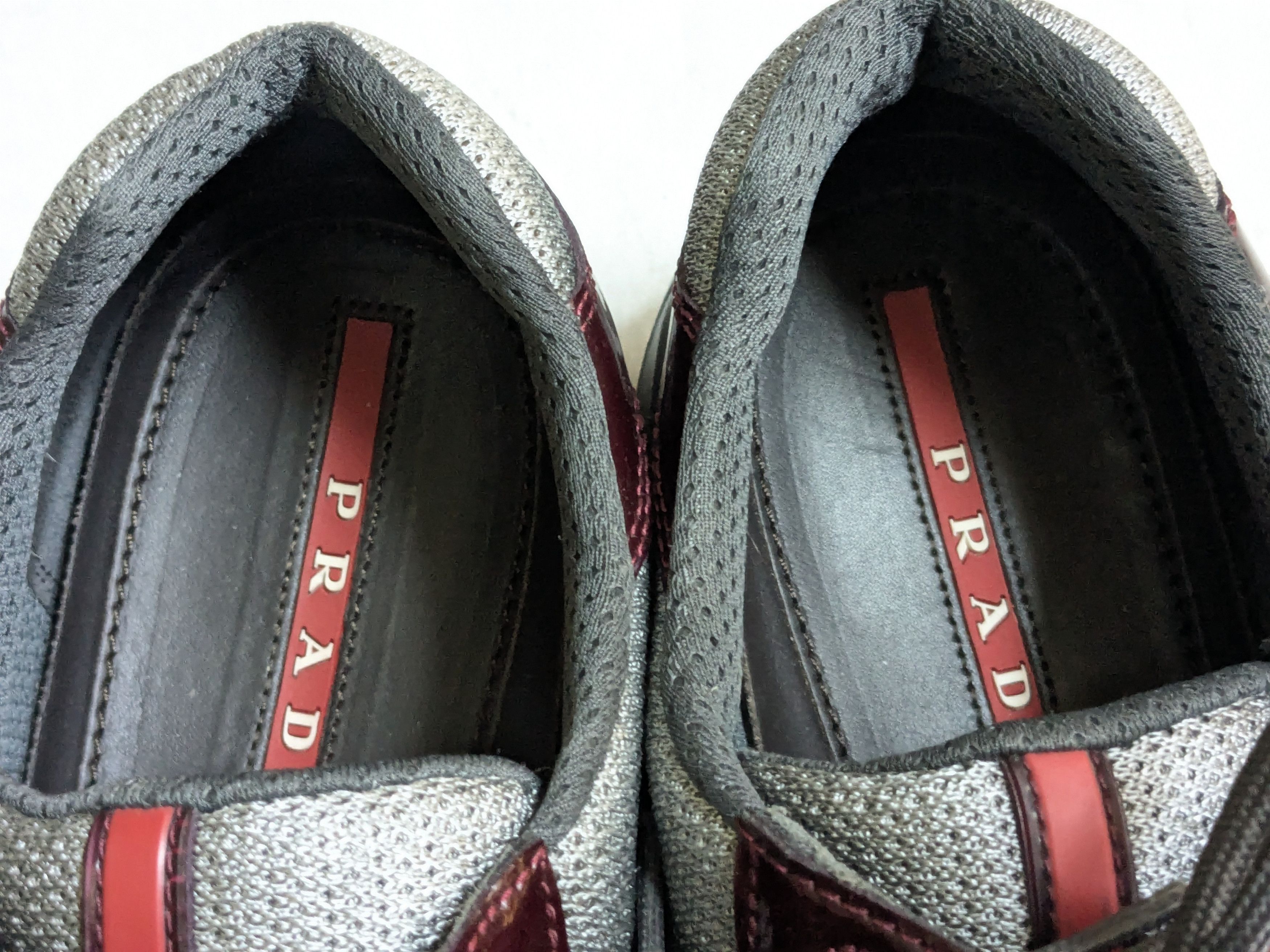 Prada Prada America's Cup Sneakers Burgundy Patent Leather 10.5 Size US 10.5 / EU 43-44 - 5 Thumbnail