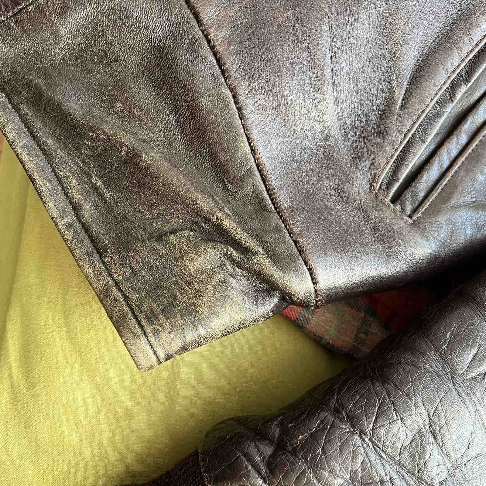Vintage Vintage like 40s B-2 leather flying jacket ww2 Size US M / EU 48-50 / 2 - 10 Thumbnail