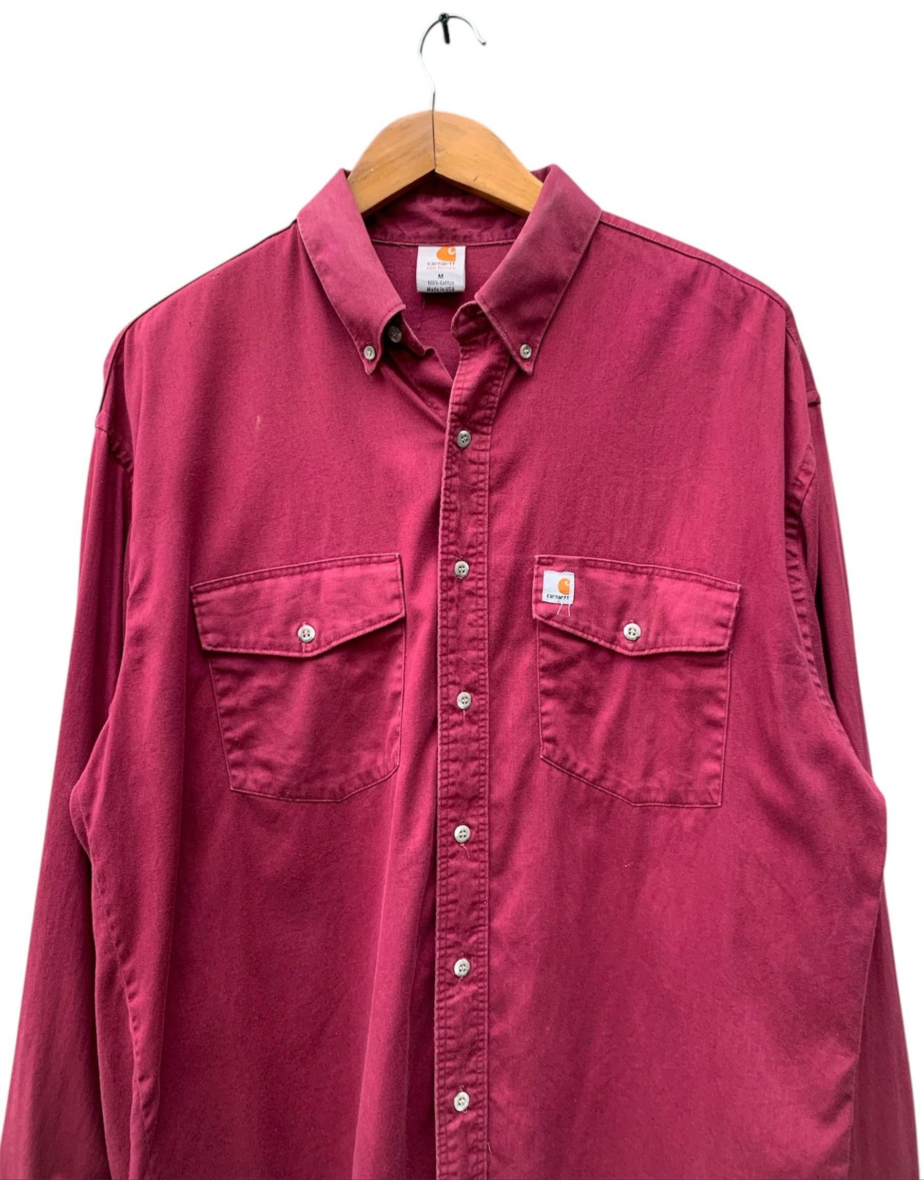 Carhartt Vintage Carhartt Made In Usa Woman Button Up Shirt Size M / US 6-8 / IT 42-44 - 4 Thumbnail