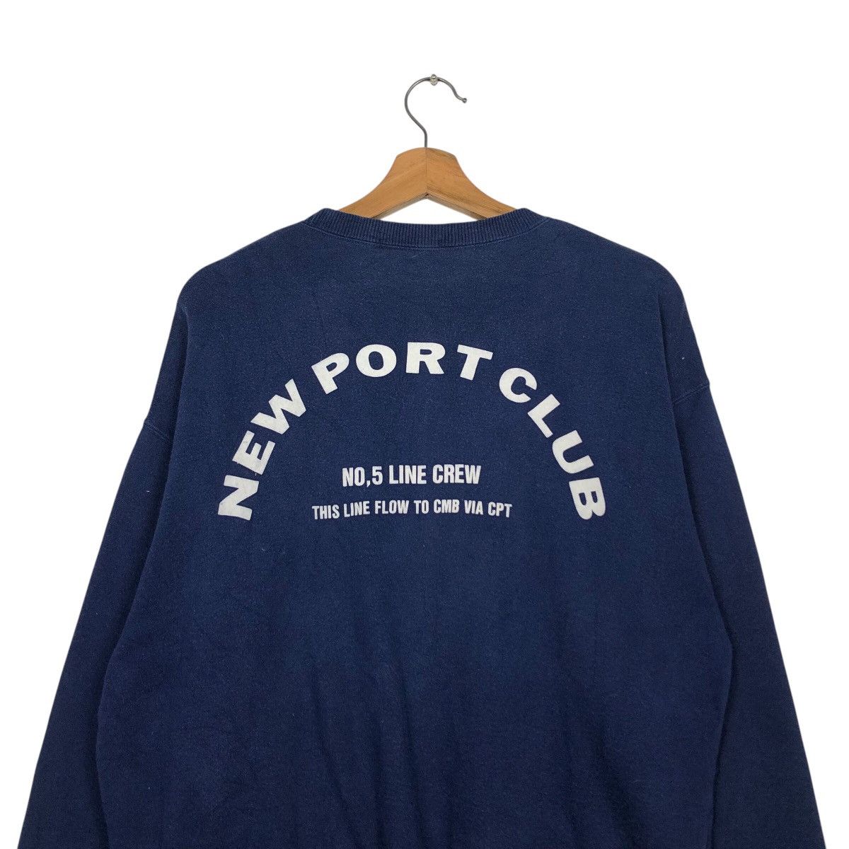 Japanese Brand × Vintage 📌Vintage Sweatshirt Newport Club Issey Miyake Big Logo Size US M / EU 48-50 / 2 - 10 Thumbnail