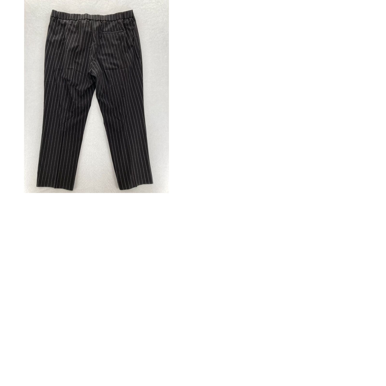 Vintage Catherines Right Fit Pants Women's Plus 22W Striped Black NWOT United States Centered Pattern: Striped Dress Pants Mens Womens Size 40" / US 18 - 9 Thumbnail