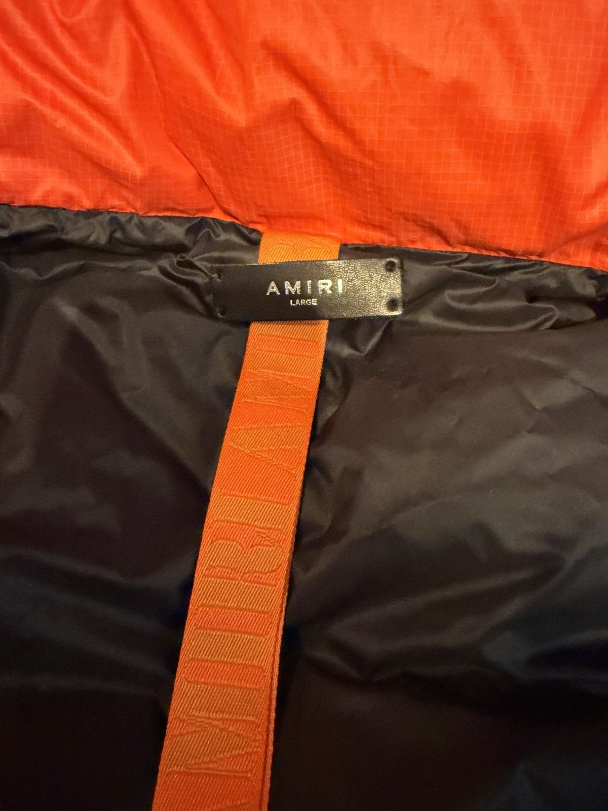 Amiri Amiri Logo Print Down Gilet Orange Vest Jacket Size US L / EU 52-54 / 3 - 5 Thumbnail