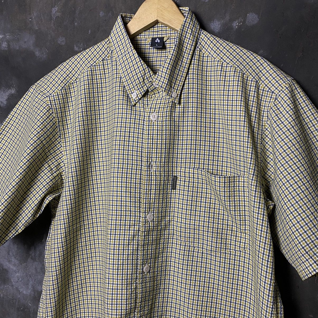 Japanese Brand × Montbell vintage montbell plaid button shirt s/s Size US L / EU 52-54 / 3 - 3 Thumbnail