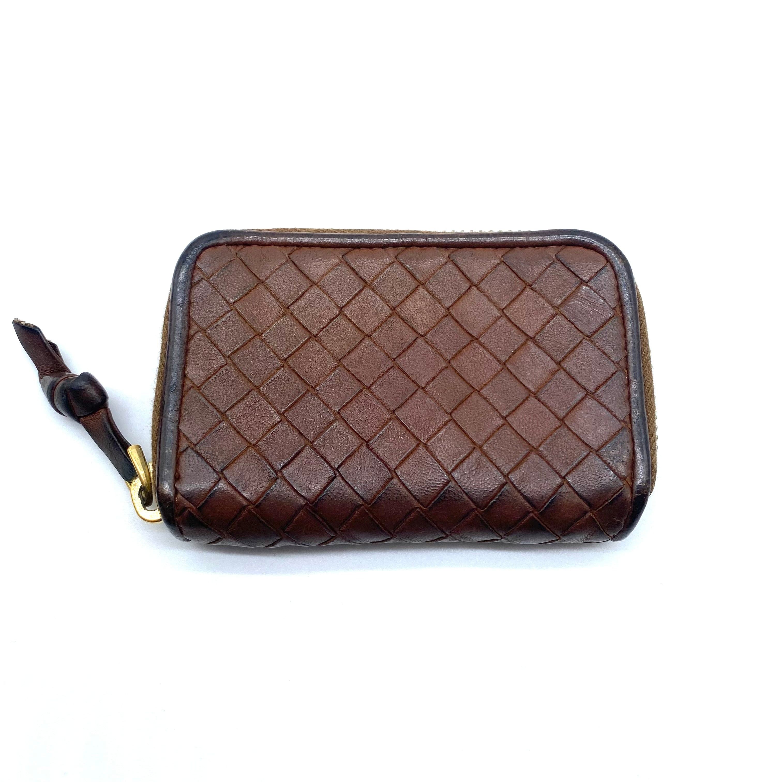 Bottega Veneta Bottega Veneta Intrecciato Coin Case Brown Size ONE SIZE - 1 Thumbnail