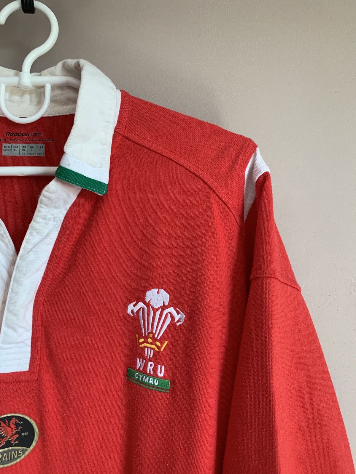 Reebok Wales 2003 Vintage Rugby Union Shirt Reebok Jersey Size L Size US L / EU 52-54 / 3 - 7 Thumbnail